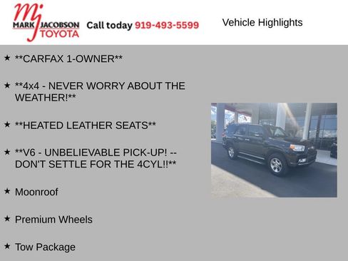 Used 2011 Toyota 4Runner SR5 w/ Convenience Pkg AWD/4WD image 5