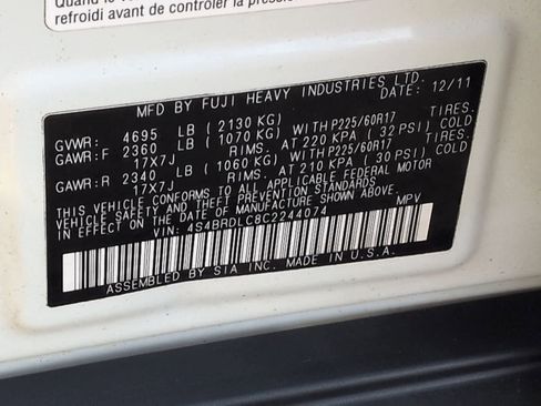 Used 2012 Subaru Outback 3.6R Limited image 39