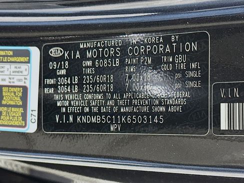 Used 2019 Kia Sedona EX image 12