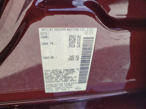 Certified 2023 Nissan Altima 2.5 SL FWD image 34