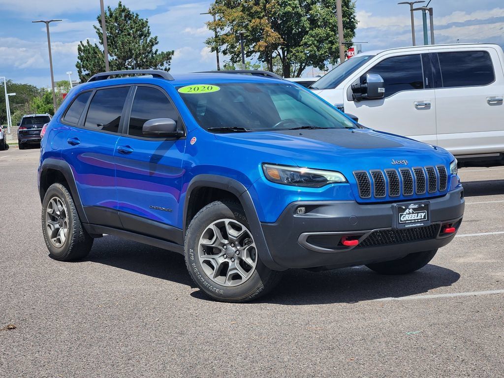 Used 2020 Jeep Cherokee Trailhawk AWD/4WD image 1