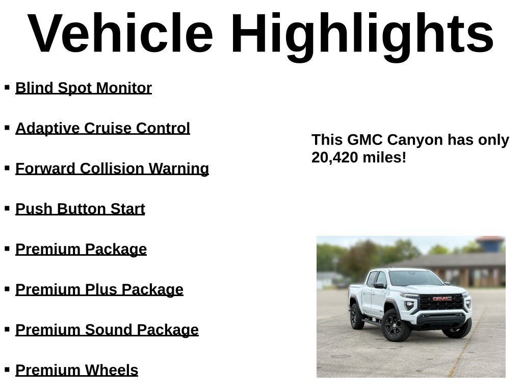 Used 2023 GMC Canyon Elevation w/ Convenience Package RWD image 31