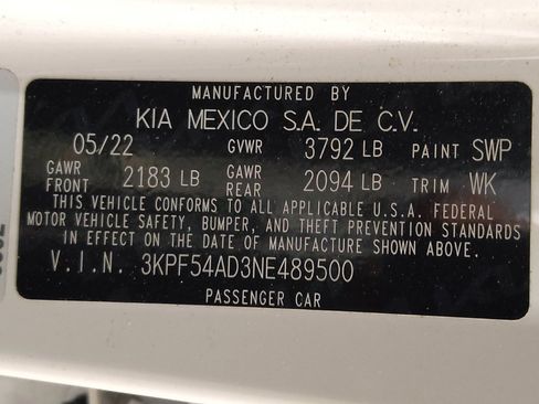 Used 2022 Kia Forte GT-Line w/ GT-Line Premium Package FWD image 33