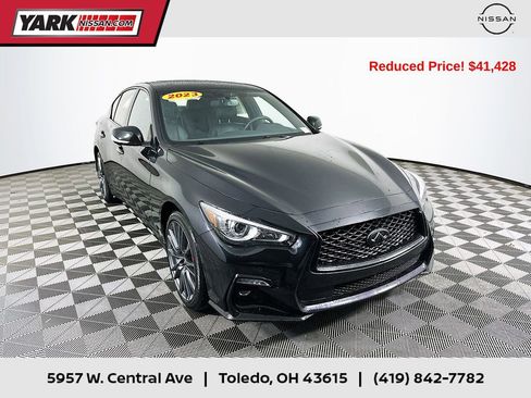 Used 2023 INFINITI Q50 Red Sport 400 w/ Black Opal Edition AWD/4WD image 1