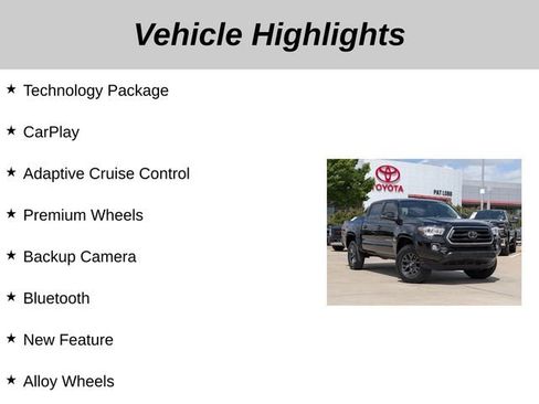Used 2022 Toyota Tacoma SR5 w/ Technology Package RWD image 5