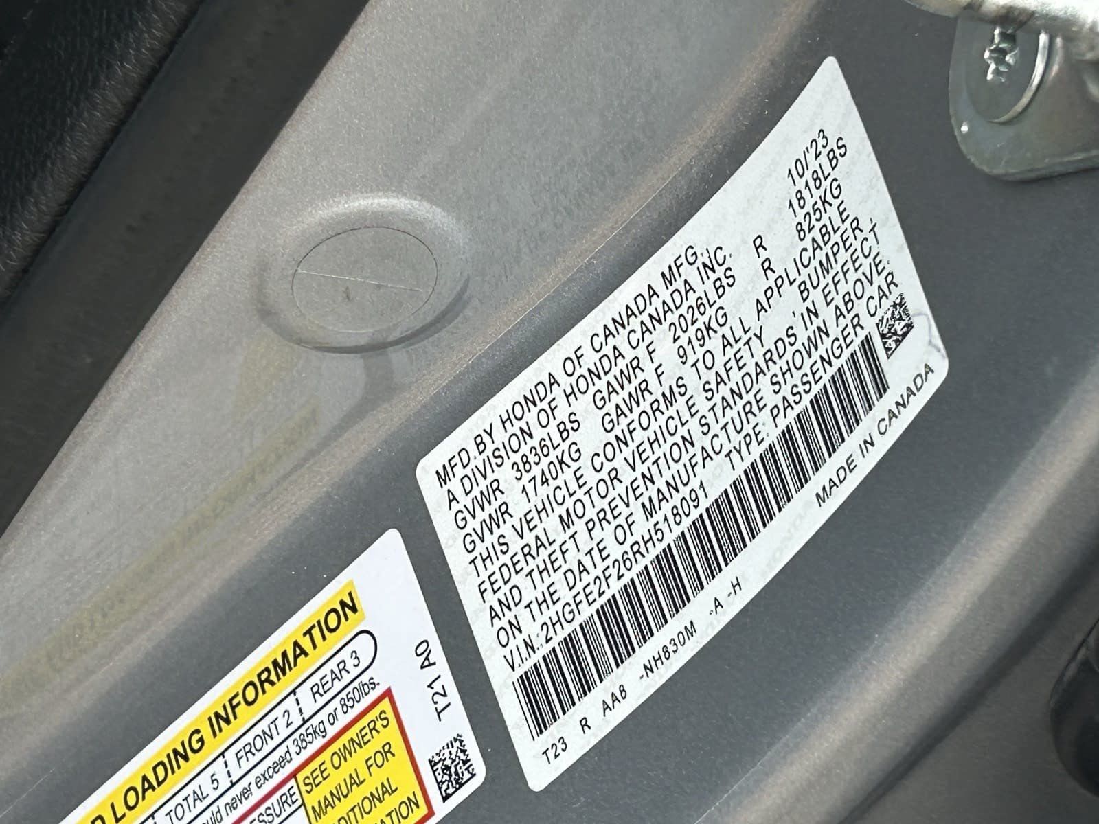 Used 2024 Honda Civic LX image 34