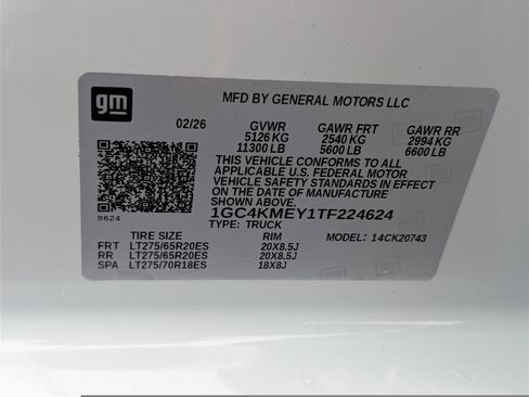 New 2026 Chevrolet Silverado 2500 Custom w/ Custom Value Package AWD/4WD image 37