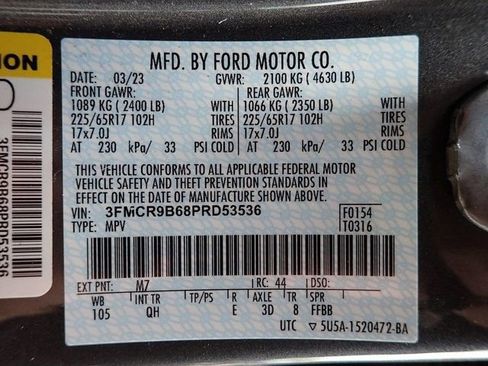 Used 2023 Ford Bronco Sport Big Bend w/ Convenience Package AWD/4WD image 14