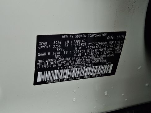 Used 2025 Subaru Outback Touring XT w/ Popular Package #2 AWD/4WD image 26