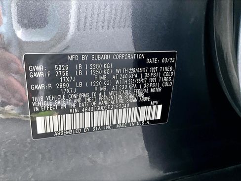 Used 2023 Subaru Outback Wilderness AWD/4WD image 36