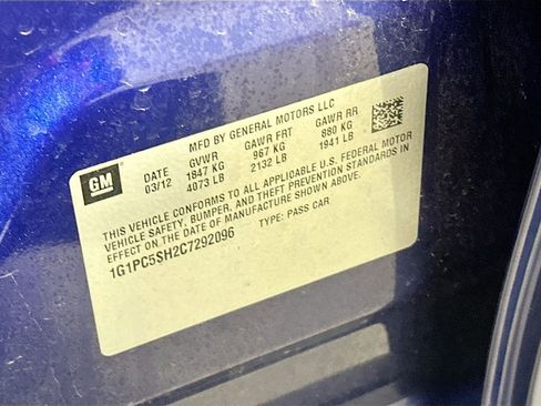 Used 2012 Chevrolet Cruze LS image 29