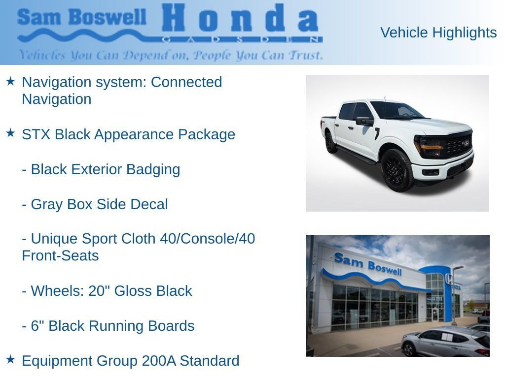 Used 2024 Ford F150 STX w/ STX Black Appearance Package AWD/4WD image 5