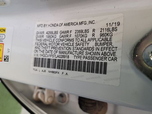 Used 2020 Honda Accord EX-L image 33