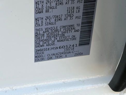 Used 2025 Nissan Frontier Pro-X w/ Pro Convenience Package RWD image 34
