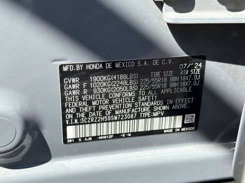 Certified 2025 Honda HR-V Sport image 28
