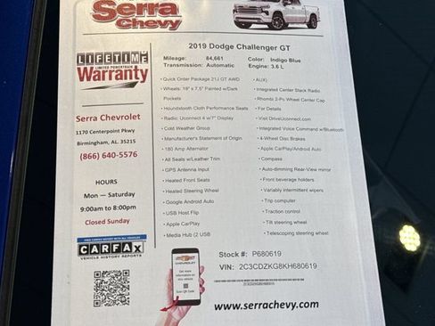 Used 2019 Dodge Challenger GT w/ Cold Weather Group AWD/4WD image 5
