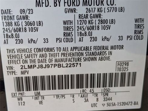 Certified 2023 Lincoln Nautilus AWD image 32