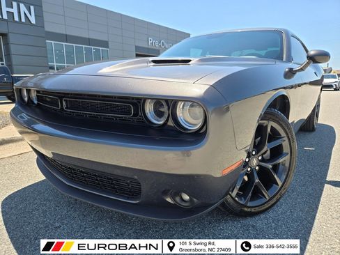 Used 2022 Dodge Challenger SXT w/ Blacktop Package RWD image 1