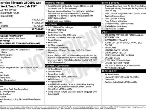New 2026 Chevrolet Silverado 3500 W/T w/ WT Convenience Package AWD/4WD image 23