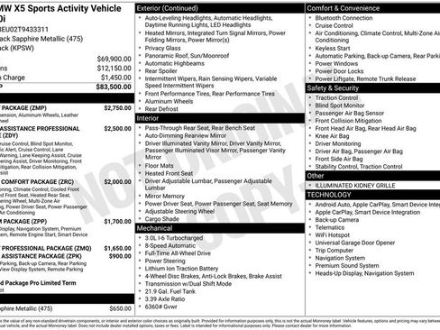 New 2026 BMW X5 xDrive40i w/ M Sport Package AWD/4WD image 2