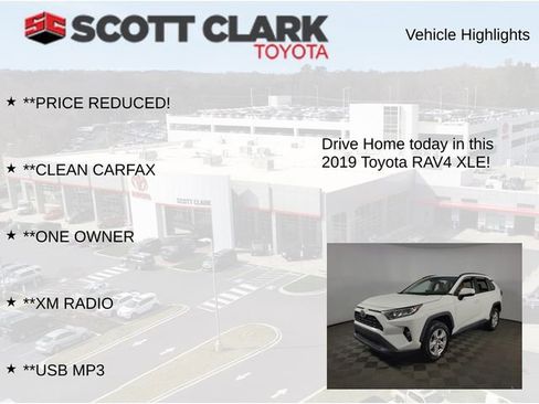 Used 2019 Toyota RAV4 XLE w/ Convenience Package FWD image 7