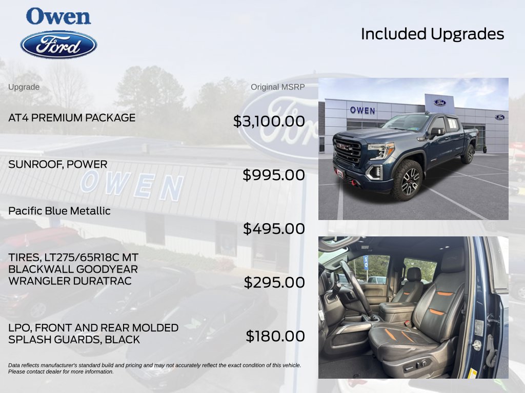 Used 2019 GMC Sierra 1500 AT4 w/ AT4 Premium Package AWD/4WD image 4