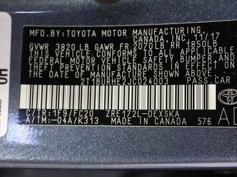 Used 2018 Toyota Corolla SE w/ SE Premium Package FWD image 28
