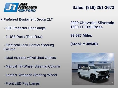 Used 2020 Chevrolet Silverado 1500 LT Trail Boss AWD/4WD image 38