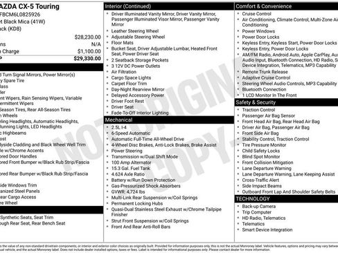 Used 2020 MAZDA CX-5 Touring image 7