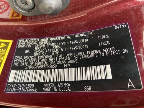 Used 2014 Toyota Highlander XLE image 31