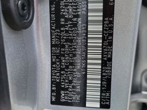 Certified 2023 Toyota Camry XSE FWD image 39