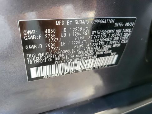 Certified 2025 Subaru Outback Premium w/ Popular Package #1A AWD/4WD image 24