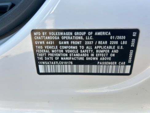 Used 2020 Volkswagen Passat 2.0T SE image 30