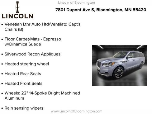 Certified 2022 Lincoln Navigator L Black Label AWD/4WD image 10