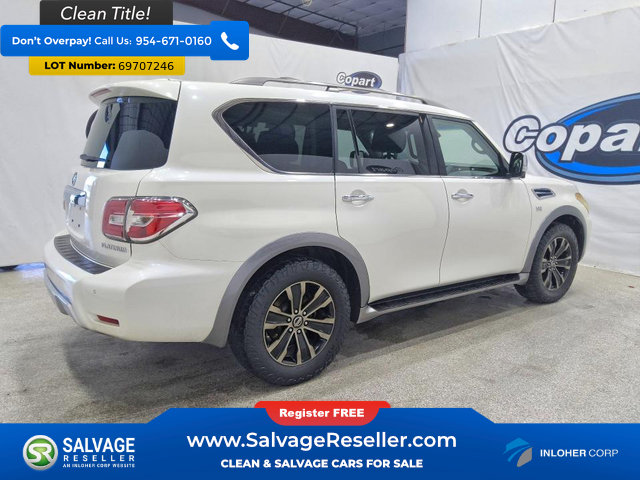 Used 2017 Nissan Armada Platinum w/ Interior Lighting Package RWD image 4