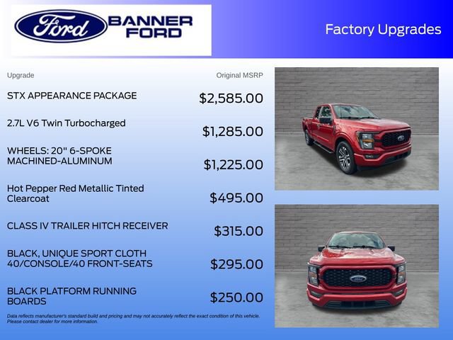 Certified 2023 Ford F150 XL w/ STX Appearance Package RWD image 4