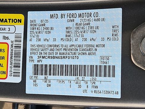 Used 2025 Ford Bronco Sport Big Bend w/ Convenience Package AWD/4WD image 28
