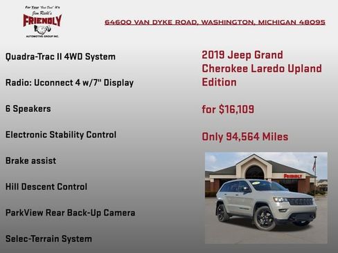 Used 2019 Jeep Grand Cherokee Laredo image 5