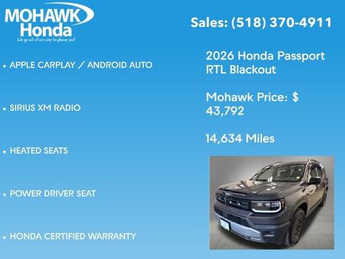 Certified 2026 Honda Passport RTL image 16