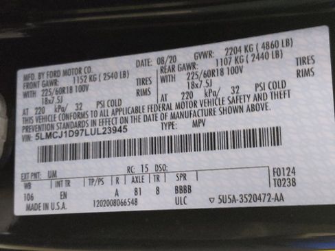 Used 2020 Lincoln Corsair AWD w/ Equipment Group 101A image 33