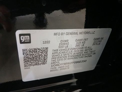 Certified 2023 Cadillac CT5 V Blackwing w/ Parking Package RWD image 23