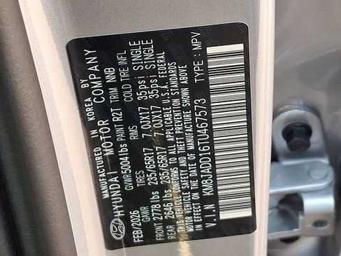 New 2026 Hyundai Tucson Blue SE image 10