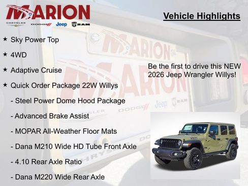 New 2026 Jeep Wrangler Willys image 5