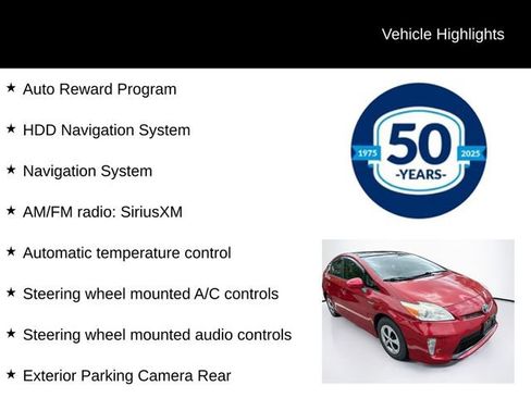 Used 2013 Toyota Prius Three w/ Solar Roof Pkg FWD image 5