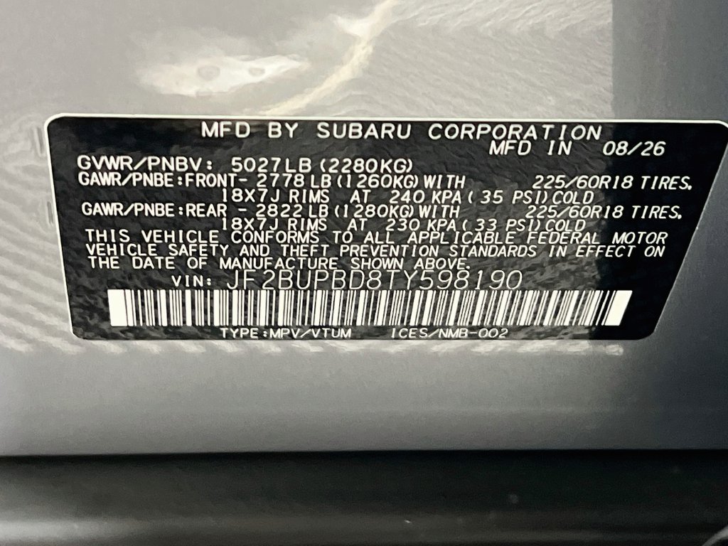 New 2026 Subaru Outback Premium AWD/4WD image 24