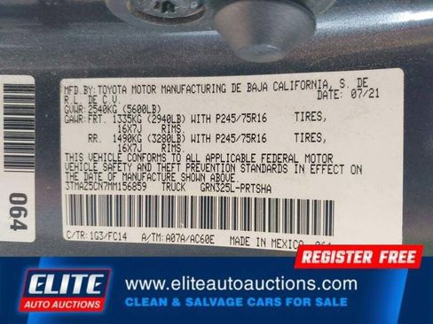 Used 2021 Toyota Tacoma SR5 w/ Blackout Package (TMS) image 17