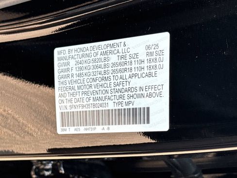 Used 2026 Honda Passport RTL image 46