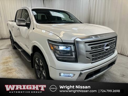 Certified 2021 Nissan Titan Platinum Reserve w/ Moonroof Package image 1