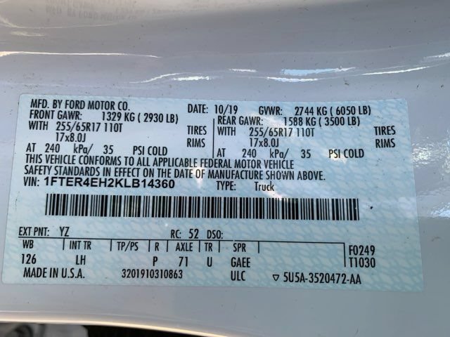 Used 2019 Ford Ranger XLT w/ Equipment Group 301A Mid RWD image 43