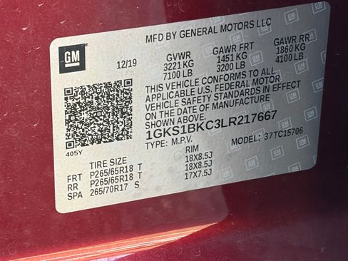 Used 2020 GMC Yukon SLT w/ Open Road Package RWD image 34